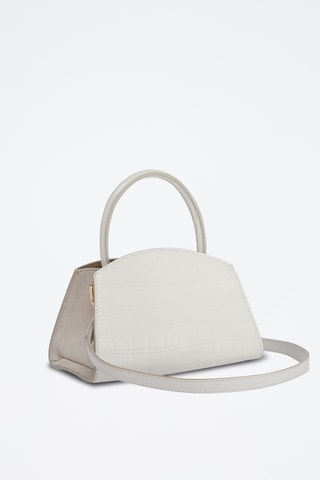 Sac à main en cuir de veau Genesi - Blanc