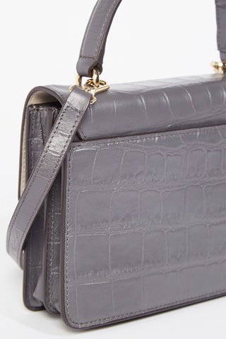 Sac à main en cuir de veau Venere - Gris