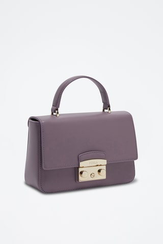 Sac à main en cuir de veau Metropolis - Violet