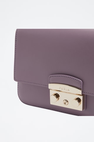 Sac à main en cuir de veau Metropolis - Violet