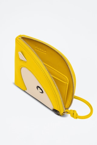 Sac à main en cuir Allegra Coin - Jaune