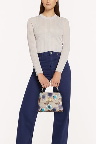 Sac à main en cuir 1927 Mini - Beige