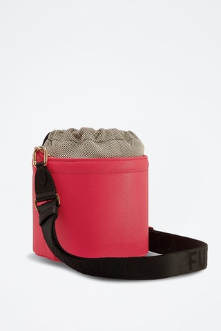 Sac seau en cuir Vertigine - Rouge
