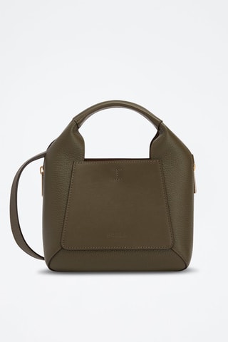 Sac à main en cuir Gilda Mini - Kaki
