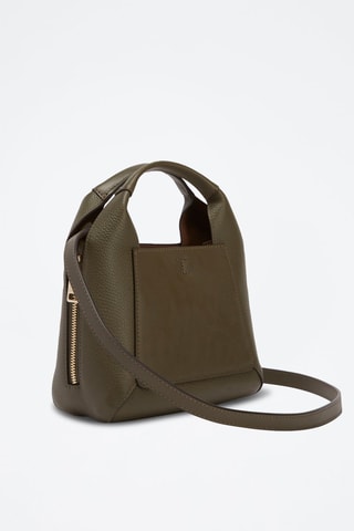 Sac à main en cuir Gilda Mini - Kaki