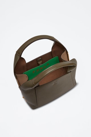 Sac à main en cuir Gilda Mini - Kaki