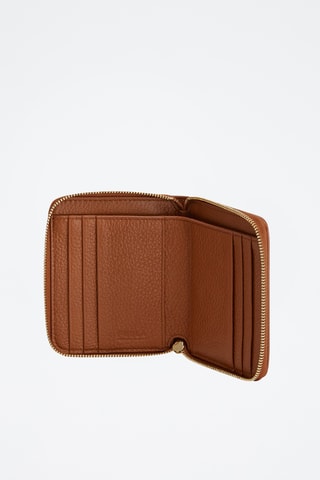 Porte-cartes en cuir de veau S Next - Marron