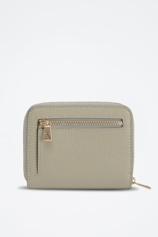 Porte-cartes en cuir de veau S Next - Gris
