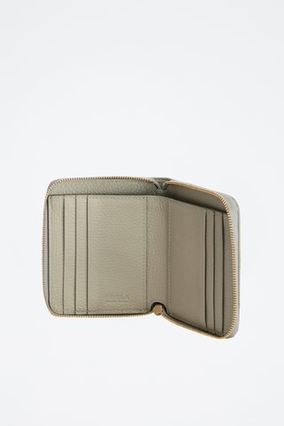 Porte-cartes en cuir de veau S Next - Gris