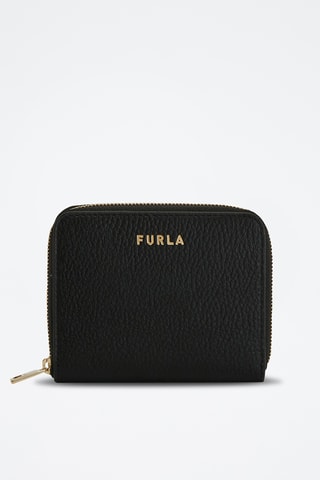 Porte-cartes en cuir de veau S Next - Noir