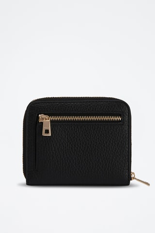Porte-cartes en cuir de veau S Next - Noir
