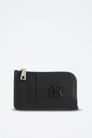 Porte-cartes en cuir - Noir