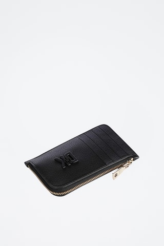Porte-cartes en cuir - Noir