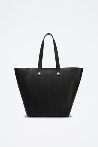Sac porté épaule en cuir de veau M Afrodite - Noir