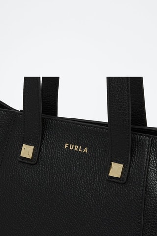 Sac porté épaule en cuir Afrodite - Noir