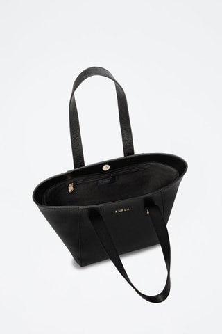 Sac porté épaule en cuir Afrodite - Noir