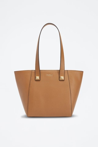 Sac porté épaule en cuir Afrodite - Camel