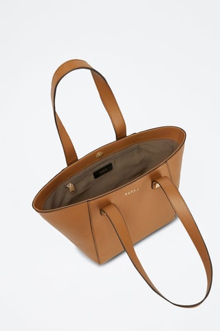 Sac porté épaule en cuir Afrodite - Camel
