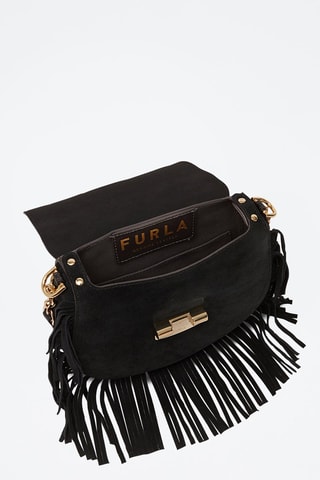 Sac porté épaule en cuir Club 2 Mini - Noir