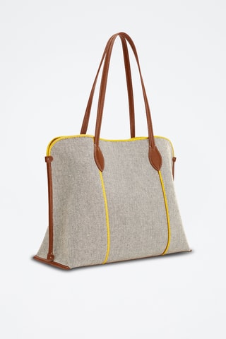 Sac porté épaule Vittoria - Gris clair chiné