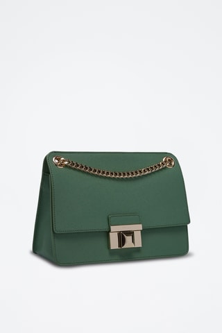 Sac porté épaule en cuir de veau Venere - Vert