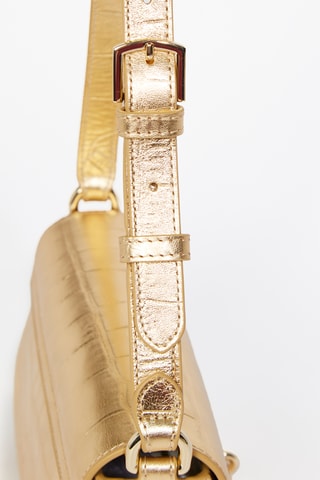 Sac porté épaule en cuir de veau Artemis - Doré