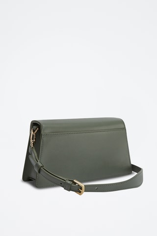 Sac porté épaule en cuir de veau Zoé - Vert
