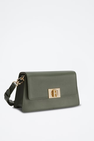 Sac porté épaule en cuir de veau Zoé - Vert