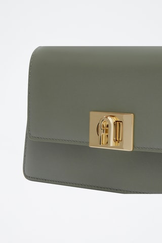Sac porté épaule en cuir de veau Zoé - Vert