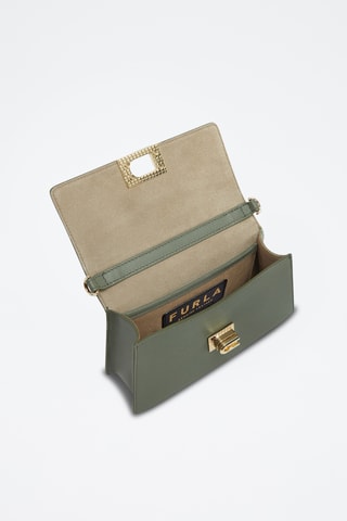 Sac porté épaule en cuir de veau Zoé - Vert
