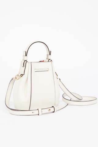 Sac seau en cuir de veau Miastella Mini - Beige