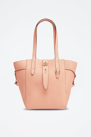 Sac porté épaule en cuir Net - Saumon