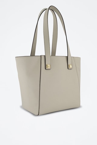 Sac porté épaule en cuir Afrodite - Beige