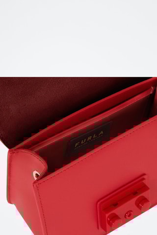 Sac bandoulière en cuir Metropolis Mini - Rouge