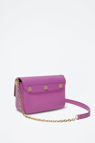 Sac bandoulière en cuir Metropolis - Violet