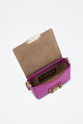 Sac bandoulière en cuir Metropolis - Violet