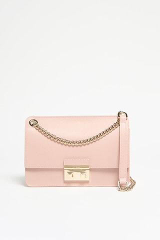 Sac bandoulière en cuir Bella - Rose