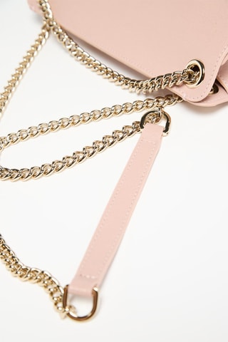 Sac bandoulière en cuir Bella - Rose