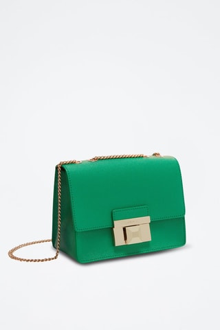Sac bandoulière en cuir de veau Venere - Vert