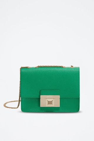Sac bandoulière en cuir de veau Venere - Vert