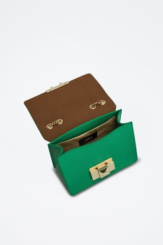 Sac bandoulière en cuir de veau Venere - Vert