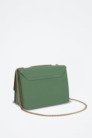 Sac bandoulière en cuir de veau Venere - Vert d’eau