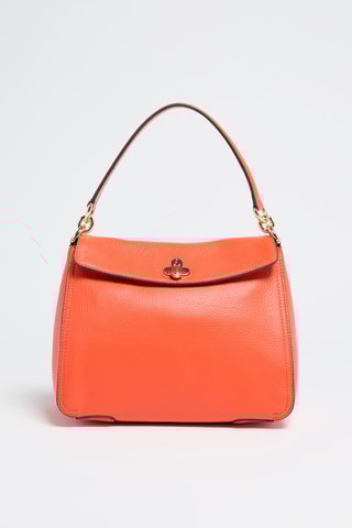 Sac bandoulière en cuir Danae - Orange