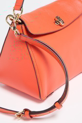 Sac bandoulière en cuir Danae - Orange
