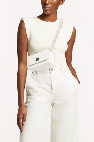 Sac bandoulière Bloombag Mini - Ecru