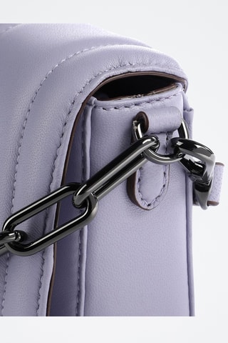 Sac bandoulière en cuir d’agneau - Violet