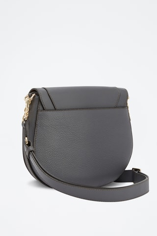 Sac bandoulière en cuir de veau - Gris
