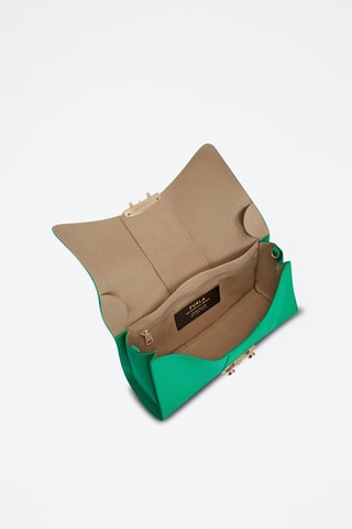 Sac bandoulière en cuir de veau Metropolis - Vert