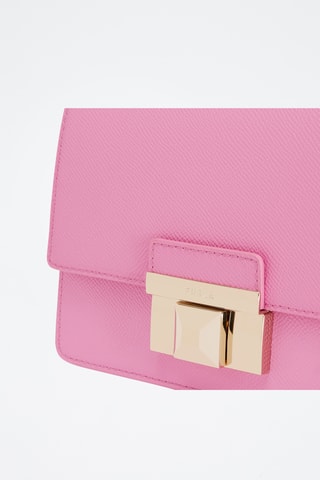 Sac bandoulière en cuir de veau Venere - Rose
