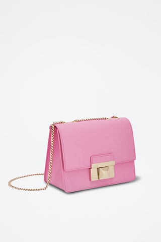Sac bandoulière en cuir de veau Venere - Rose